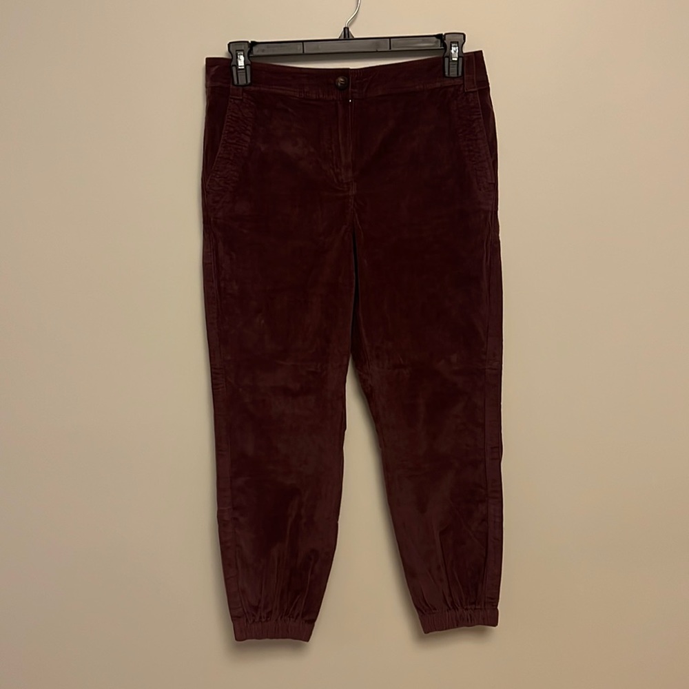 Boden Corduroy Joggers in Dark Plum - Size 8P